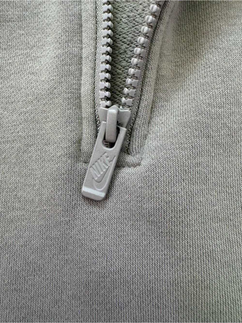 Nike Women’s Olive Green Half-Zip Sweater